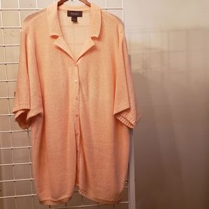 Vintage Lane Bryant DESIGNS Pink Cardigan 26/28